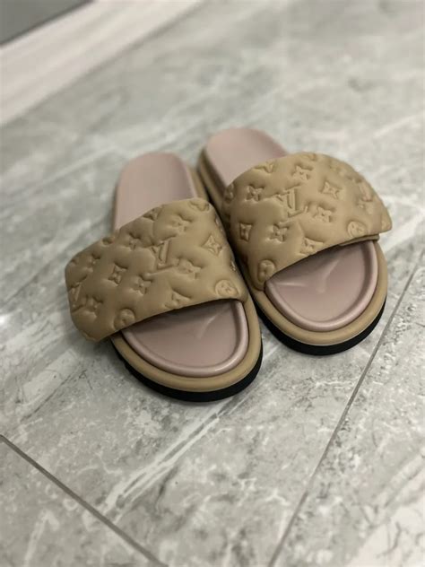 lv pillow slides dupe